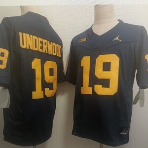 Bryce Underwood Navy Vapor Stitched Jersey